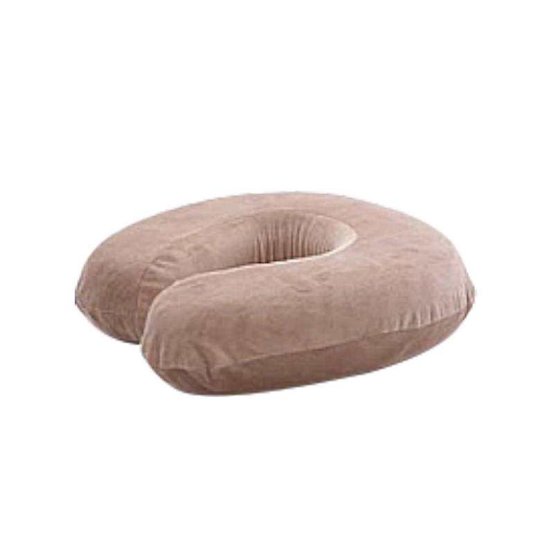 Antistatisk kort plysch U Memory Foam massagekudde för kontor