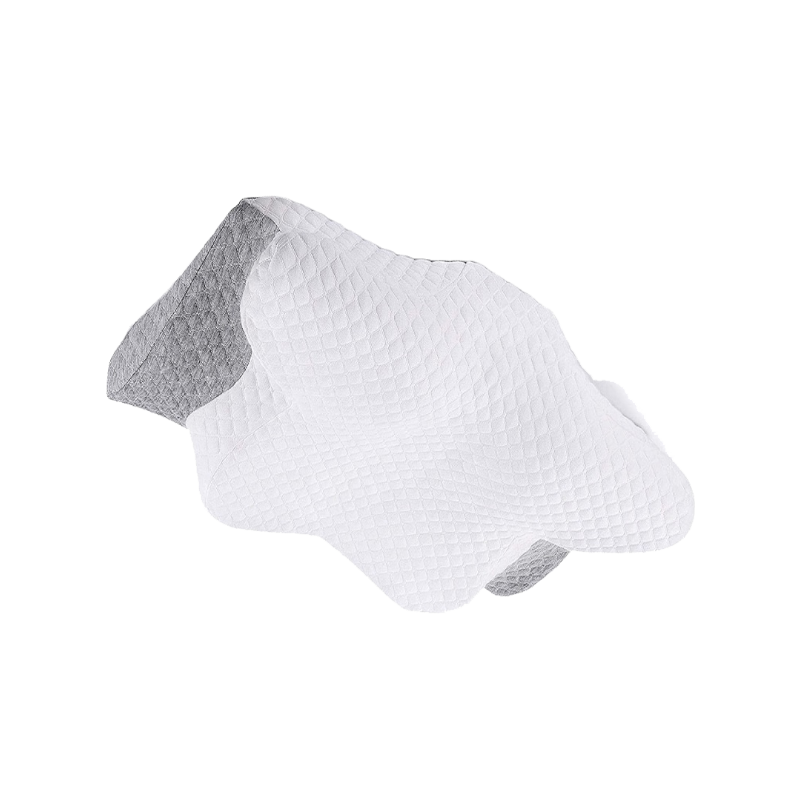 Memory Bomull Occipital Nacksmärta Kontur Sömn Cervikal Ryggstödskudde Ergonomisk Sido Sömnkudde