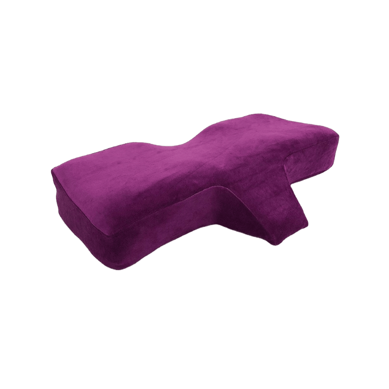 Hög kvalitet Memory foam ögonfransförlängning kudde ergonomisk kurva förbättra sovkuddar konkav nackstöd nackstödskudde