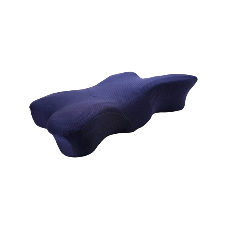 Bekväm säng Sleep Wege Custom Contour Ortopediska fjärilsformade kuddar Sleeper Anti Snore Cervikal Memory Foam Kudde