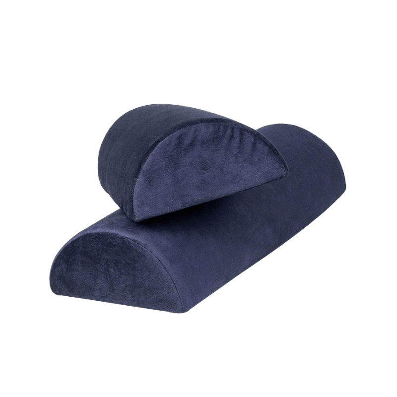 Ergonomisk ortopedisk halvcylindrig fotstödskudde Flygplan Benstöd Kontor Memory Foam Fotstödskudde under skrivbordskudde